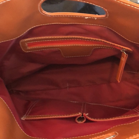 16x10 clutch purse matching Dexflex Comfort size 6 1/2 navy cream wedges - Picture 4 of 10